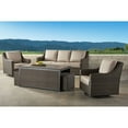thumbnail image 2 of Member's Mark Highland Deep Seating Fire Set with Sunbrella Fabric, 6pc, 2 of 6