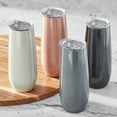 thumbnail image 4 of Member's Mark 14oz. Stainless Steel Insulated Flute Tumblers with Lids, 4 Pack, Choose Color, 4 of 5