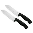 thumbnail interactive-video image 1 of Member's Mark 7" Non-Slip Handle Santoku Slicing Knife, 2 pk., 1 of 9