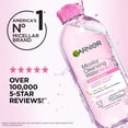 thumbnail image 3 of Garnier Micellar Water Hydrating Facial Cleanser & Makeup Remover Pack, 3 of 13