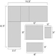 thumbnail image 7 of Member's Mark Athena Sectional with Sintered Stone Top and Sunbrella Fabric, 7pc, 7 of 10