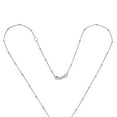 thumbnail image 5 of Sterling Silver and Diamond Identity Necklace, 5 of 6