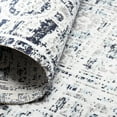 thumbnail image 8 of Nicole Miller New York Patio Sofia Magnolia Area Rug - Navy Blue/Ivory, 8 of 9