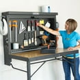 thumbnail image 7 of Lifetime Wall-Mounted Powder-Coated Folding Work Table, 7 of 12