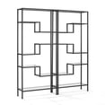 thumbnail image 3 of Crosley Sloane 2-Piece Etagere Bookcase Set, 3 of 7