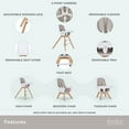 thumbnail image 3 of Evolur Multifunctional Zoodle High Chair, Choose Color, 3 of 13