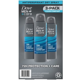 Dove Men+Care Dry Spray Antiperspirant Deodorant, Clean Comfort, 3.8 oz., 3 ct.