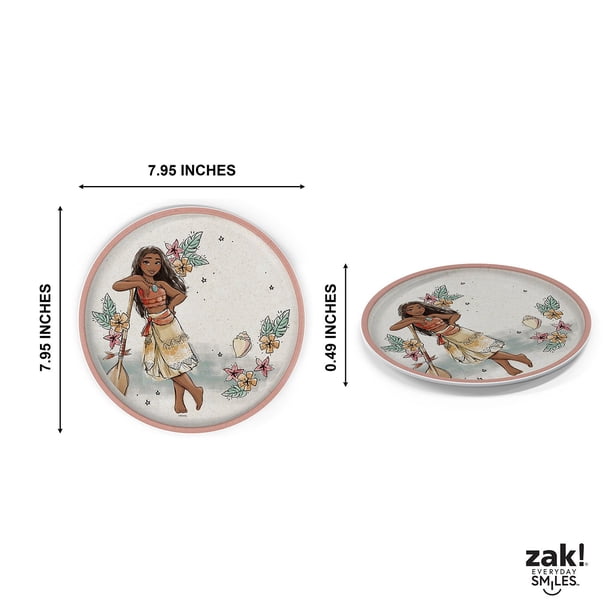 Zak Designs 8-Piece Bamboo Melamine Kids Dinnerware Set - Samsclub.com