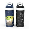 thumbnail image 1 of Zak Designs Antimicrobial 14-oz. Stainless Steel Vacuum Insulated Kids Riverside Bottle, 2-Piece Set, Choose Color, 1 of 7