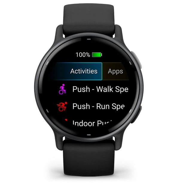 Garmin Vivoactive One Size Fitness Smartwatch, Black