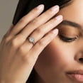 thumbnail image 5 of 1.35 C.T. T.W. Round Cut Halo Diamond Ring in 18K Gold, 5 of 6