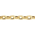 thumbnail image 4 of Oval Link Rolo Chain Bracelet in 14K Gold, 4 of 6