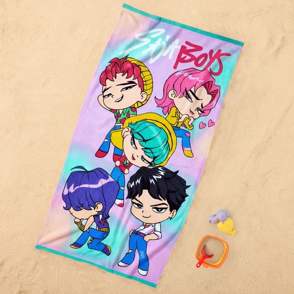 KPOP Kids Beach Towel, 36"x64"