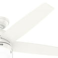 thumbnail image 3 of Hunter Bardot Ceiling Fan with LED Light Kit and Pull Chain, Assorted Sizes, 3 of 8