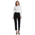 thumbnail image 4 of Rafaella Women's Straight Leg Ponte Pant, 4 of 11
