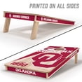 thumbnail image 2 of YouTheFan Oklahoma Sooners 2'x4' Cornhole Board Set, 2 of 6