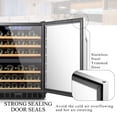 thumbnail image 5 of Lanbo 24 Inch 51 Bottle Wine Cooler Fridge, 5 of 15