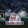 thumbnail image 3 of Logo Brands Fresno State Bulldogs Pre-Lit 7’x10’ Team Inflatable, 3 of 6