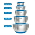 thumbnail image 9 of Viking 10-Piece Stainless Steel Mixing, Prep and Serving Bowl Set, 9 of 14