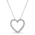 thumbnail image 1 of 0.45 CT. T.W. Diamond Heart Pendant in 14K Gold, 1 of 6