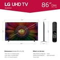 thumbnail image 2 of LG  86" Class UR8000 series LED 4K UHD Smart webOS 23 w/ ThinQ AI TV - 86UR8000AUA, 2 of 14