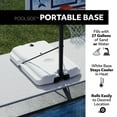 thumbnail image 3 of Lifetime Poolside Impact Portable Basketball System, 44", 3 of 17