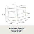 thumbnail image 8 of Member's Mark Palmero Fire Seating Set with Sunbrella Fabric, 4pc, 8 of 9