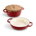 thumbnail image 8 of Tramontina 3-in-1 Enameled Cast Iron Multi-Oven, Includes Trivet, 8 of 10
