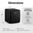 thumbnail image 6 of Cooluli Curve Mini Fridge 1.7 cu ft & 3.8 cu ft, 6 of 7
