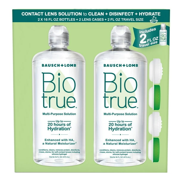 biotruth health glp-1 reviews Biotrue Multi-Purpose Contact Lens Solution, 16 fl. oz., 2 pk. + 2 fl. oz