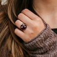 thumbnail image 6 of Cushion Cut Garnet Ring in 14K Gold, 6 of 7
