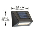 thumbnail image 7 of Deck Impressions Solar Bronze Integrated LED Downcast Deck Lights, 8-Pack, 7 of 7