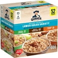 thumbnail image 1 of Quaker Lower Sugar Instant Oatmeal, Variety Pack, 1.17 oz., 52 pk., 1 of 6