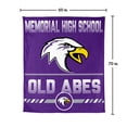 thumbnail image 7 of Logo Brands Memorial High School 60"x70" Super Plush Blanket, 7 of 7