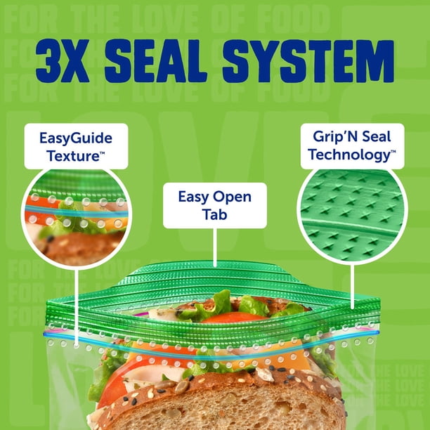 Ziploc Easy Open Tab Sandwich Bags, 580 ct. - Samsclub.com