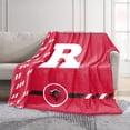 thumbnail image 2 of Logo Brands Rutgers Scarlet Knights 60"x70" Super Plush Blanket, 2 of 7