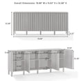 thumbnail image 16 of Marlowe Walnut Sideboard Accent Cabinet, 16 of 16