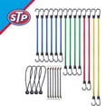 thumbnail image 5 of STP 48-Piece Set Heavy-Duty Bungee Cord Assortment with Durable Hooks, UV-Resistant Tie-Down Straps for Cargo, 5 of 10