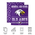 thumbnail image 6 of Logo Brands Memorial High School 60"x70" Super Plush Blanket, 6 of 7