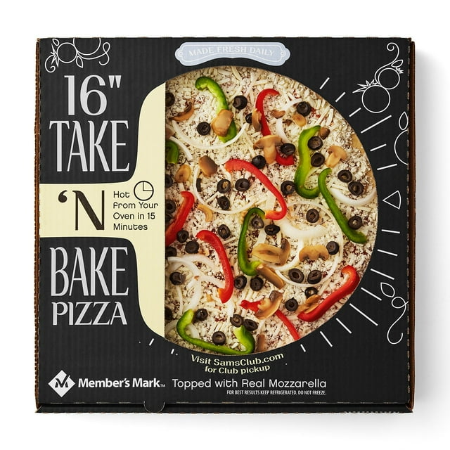 Member's Mark 16" Take 'N Bake Veggie Pizza