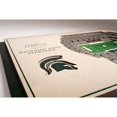 thumbnail image 4 of ND Fighting Irish 5-Layer StadiumView 3D Wall Art, 4 of 5