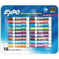 thumbnail image 1 of Expo Dry Erase Markers, Assorted Colors, Pack of 18, 1 of 4