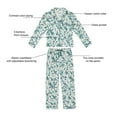 thumbnail image 7 of DreamMark Women's 2-Piece Notch Collar Pajama Set, 7 of 8