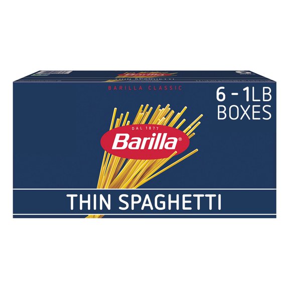 Barilla Pasta Thin Spaghetti 1 lb., 6 pk.