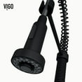 thumbnail image 9 of Vigo Edison Pull-Down Spray Kitchen Faucet (Matte Black), 9 of 16