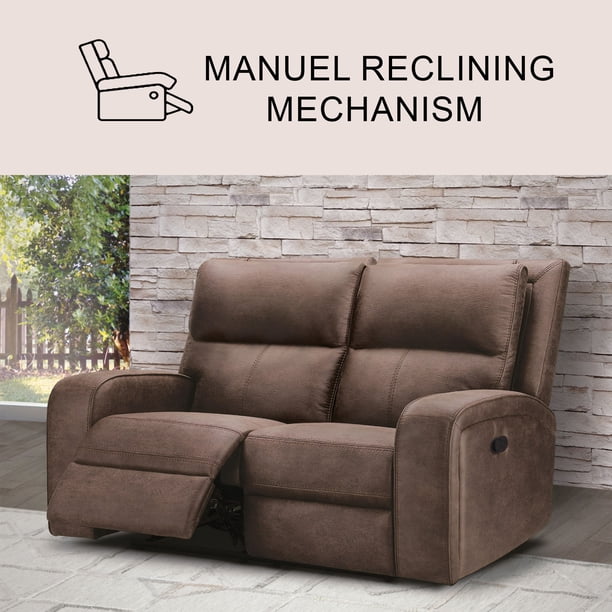 Bryceton Fabric Manual Reclining Loveseat - Samsclub.com