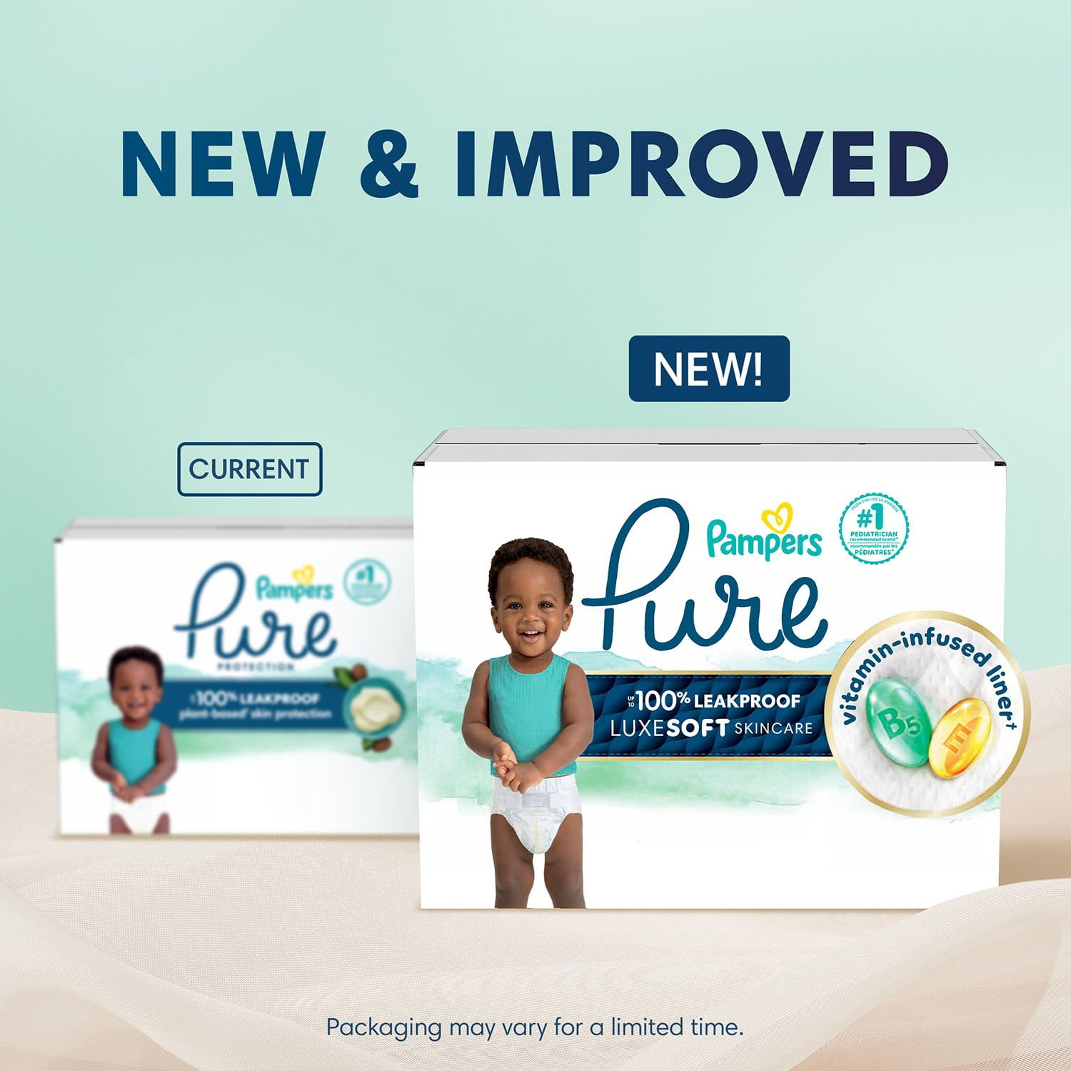 【にゃん】Pampers 24枚入16袋 Pampers Pure Protection Diapers, Sizes 1-6 - Samsclub.com