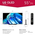 thumbnail image 3 of LG 55" Class B2AUA series OLED 4K UHD Smart webOS 22 w/ThinQ AI TV - 55OLEDB2AUA, 3 of 9