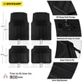 thumbnail image 4 of Premium Dunlop All Weather Universal Floor Mat-4 Pack, 4 of 10