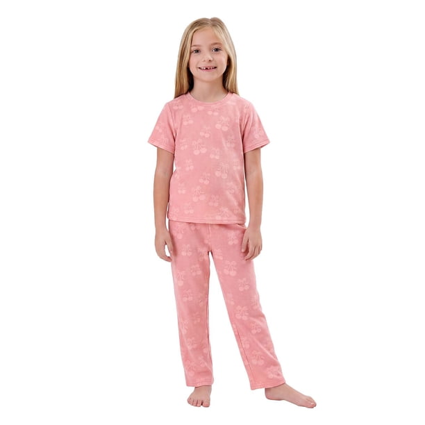 Member's Mark Girls 2-Piece Short Sleeve Cozy Set - Samsclub.com
